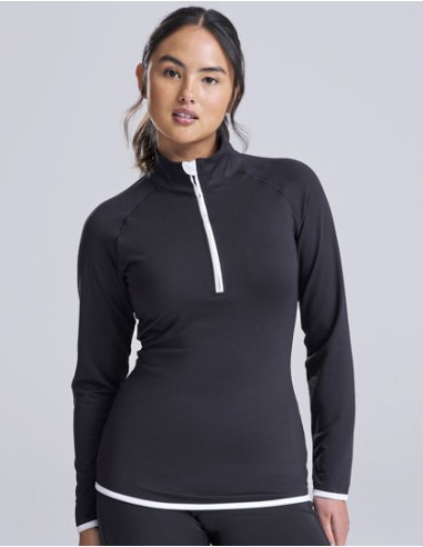 AWD-JC036-Womens Cool 1/2 Zip Sweat